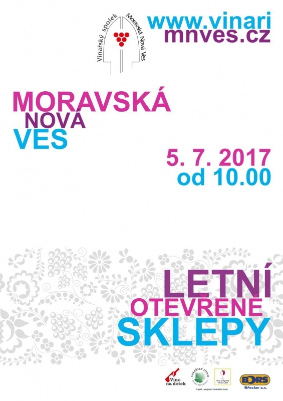 Letní otevřené sklepy 2017 - Moravská Nová Ves 